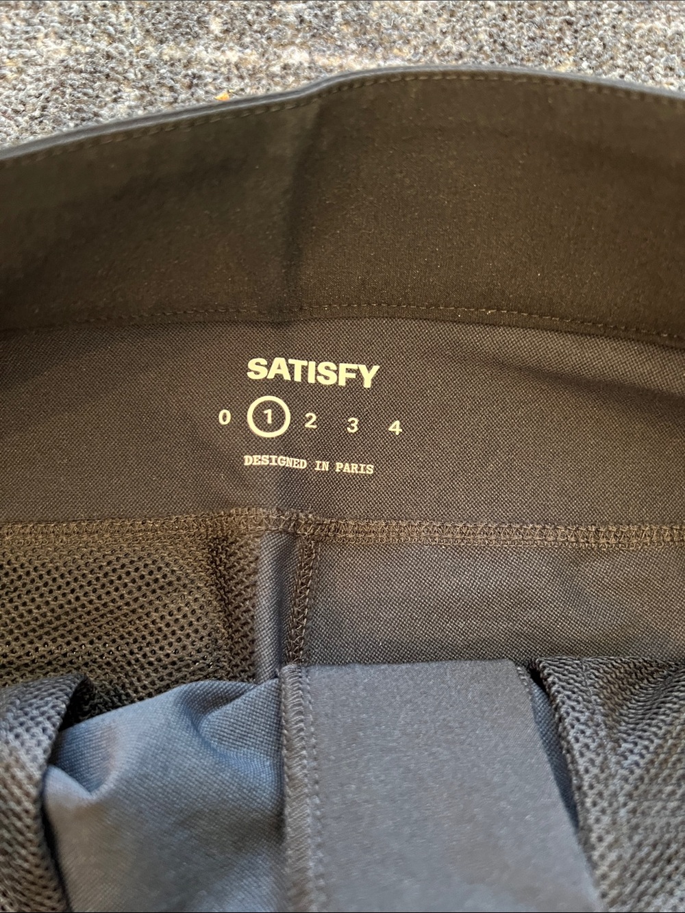 SATISFY PEACESHELL SOLOTEX PANTS BLACK SMALL MENS - Picture 8 of 15